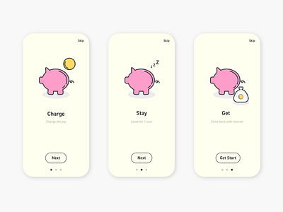 DailyUI #23 - Onboarding app app design dailyui dailyui 023 design icon illustraion mobile design pop ui ux