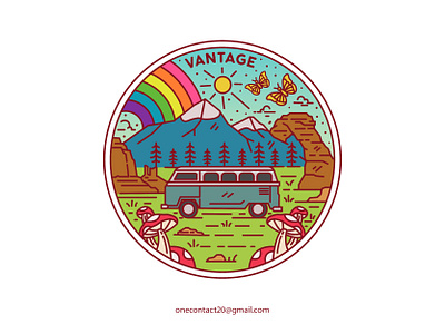 Vantage apparel design apparel graphics apparel logo badgedesign graphic design illustration illustrator merch design merchandise merchandise design merchant monoline patch patch design pin design tshirt design vector vintage badge vintage badges vintage illustration