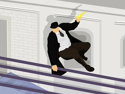 The Police design flat flatillustration illustration police vector