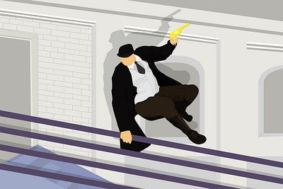 The Police design flat flatillustration illustration police vector