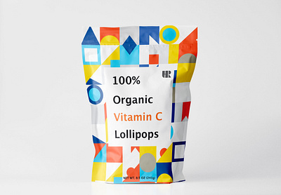 Lollipops package design bags colorful design product design