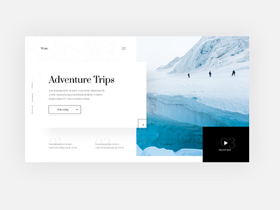 Travel agency hero exploration exploration hero landing page travel travel agency ui web