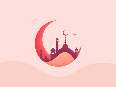 Ramdan Kareem art design flat icon illustration illustrator lettering logo minimal type