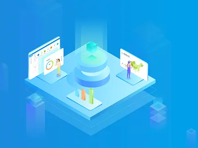 2. 5d illustration ui