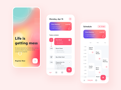 App - To Do List application boarding card clean clean ui dailyinspiration gradient ios list minimalist mobile new task planner schedule splashscreen task management todo app todolist uidesign uitrends