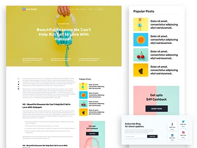 Blog Post/Article article blog blog post form offer popular post poster social social app socialmedia subscribe