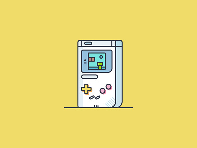 Game Boy 80s 90s childhood gameboy gaming icon illustration mario