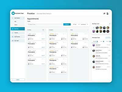 Hospitals Management Web App admin panel collaboration hospital management system medical app ux ui design webapp