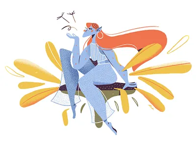 Plants and inner peace | day1 #peaceofmindweek dandelion fairytale flowers herbs peace peaceofmind peaceofmindweek woman