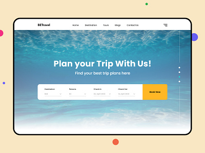 Traveling Website adobe xd daily challenge daily ui dribbble best shot illustration landing page ui minimalist saas design traveling trend 2020 trending trending ui trip trip planner typography ui challenge ui design vector visualization website design