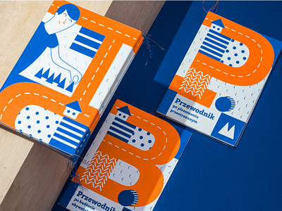 Przewodnik po planowaniu przestrzennym i budżecie art direction blue book cover city cover cover design duotone icon identity illustration illustrator layout orange participation typography urban vector