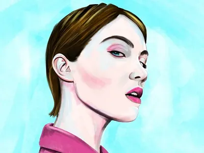 Digital Sketch digital art digital drawing digital painting draw drawing illustration paint painting portrait portrait drawing portraitstudy procreate