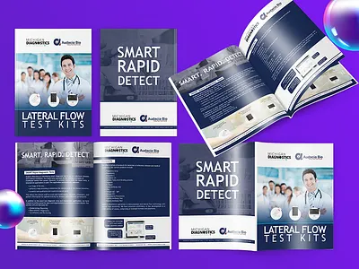 Clinical Product Brochure clean clinic clinic flyer clinical minimal minimalistic product brochure