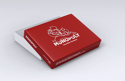 Monopoly Redesign board game design game monopoly package packaging ui ui design