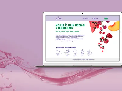 flavour choosing animation app design flat typography ui ux vector web website