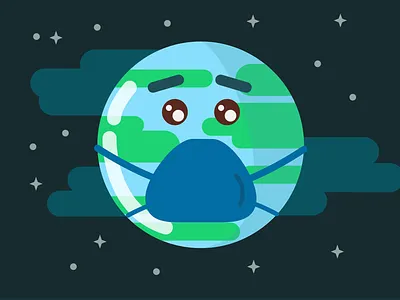 Happy Earth Day affinity designer affinity ipad blue planet blue vector earth day earth day illustration ipad illustration planet vector planet