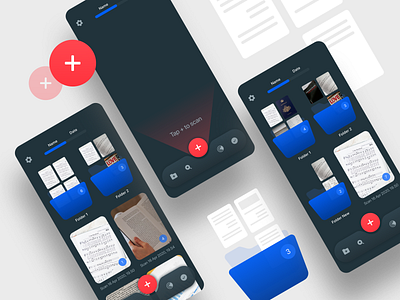 Scanner Mobile app app app design clean ui interface ios mobile product ui design