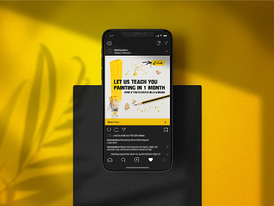 Painting courses instagran ads ads ads design advertisement advertising banner banner ad banner design creative design graphic design instagram instagram banner instagram post instagram stories instagram template promotion promotional design smartphone webbanner webdesign