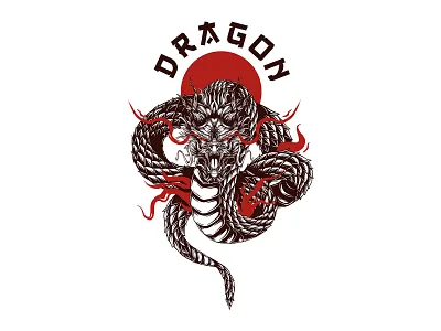 Dragon Illustrations apparell artworkforsale branding clothing designforsale dragon dragon logo illustration illustration art logo poster illustration tshirt design
