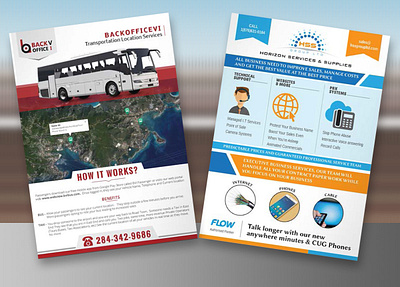 Transportation Location Service Flyer adobe illustrator adobe photoshop cc branding design flyer flyer design graphic design promotional flyer transportation design transportation flyer