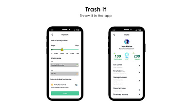 Trash It concept art concept design designers gamification interaction ui ux ux ui uxdesign waste management