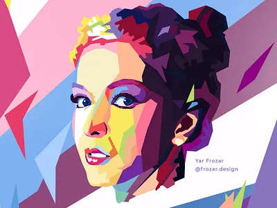 Pop art portrait art artist artwork blue color design eye flat girl luxury mouth people photoshop picture pop pop art popart popular portrait poster