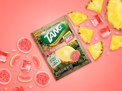 Tang drink mix, Piñada colors design drink fruit fruits guayaba ice photoshop pineapple tang
