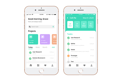 Daily UI Challenge: Task List ✅ app daily ui daily ui 042 daily ui challenge iphone mobile app design uiux uxdesign visual design