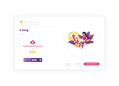 DAY 031 - FILE UPLOAD branding design illustration minimal neumorphism ui ux vector web website