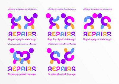 Effective prevention from influenza design icon illustration logo typography