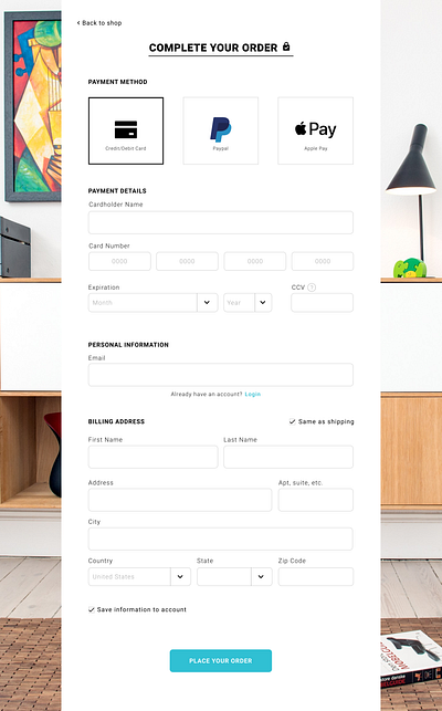 Card Checkout Form app dailyui design figma ui uidesign uiux user interface user interfaces web