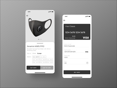 Daily UI 002 - Credit Card Checkout adobe challenge covid 19 creative dailui daily ui 002 dailyuichallenge design dribbble figma figmadesign interaction iosapp iosdesign mask ui uikit uiux