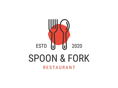 Spoon And Fork design japan logo modern monogram restaurant simple