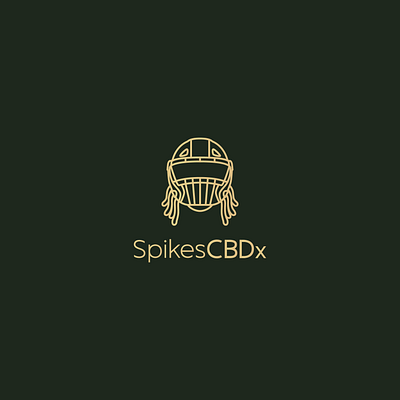 Spikes CBDx canabis cbd cbd logo cbdx dreadlocks logo design logos logotype product spikes