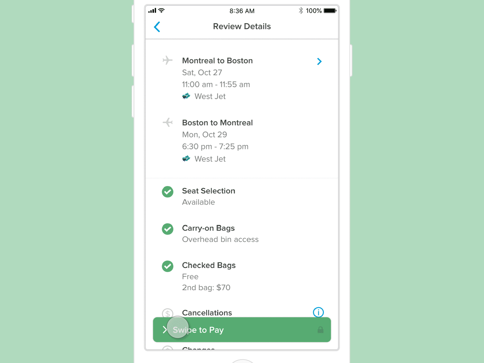 What's next? app car rental confirmation design flight app flights interaction ios product design ui ux