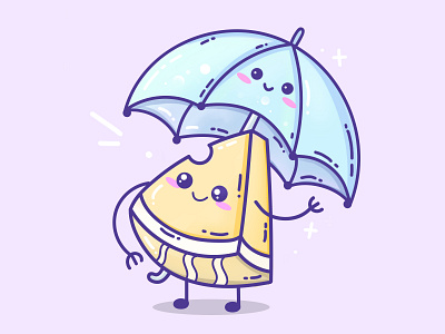 Cheese can't get rain animation branding design illustration illustrator logo minimal typography vector website