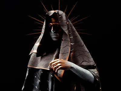 dark. 3d 3dart abstract cgi clothing colorful design digitalart human illustration mystery reflection render