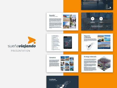 SUEÑA VIAJANDO - Presentation Design art brand identity branding design illustration layout layoutdesign logo design pdf powerpoint powerpoint design powerpoint presentation presentation design print design