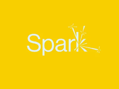Spark logo concept logo spark vector