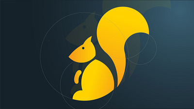 a Squirrel with golden Ratio 2020 tutorials adobe illustrator tutorial adobe tutorials design designer golden ratio golden ratio logo graphic design graphic designer illustrations logo squirrel logo squirrel logo with golden ratio squirrel logo with golden ratio vector