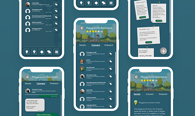 Location based app | Communication | playzdate activities activity app app design kids outside playdate playground ui ux