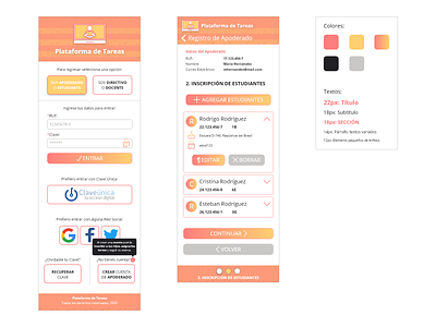 Learning from home screens collapse flatdesign home study icon design icons illustration illustration design interface learning platform mobile app design mobile ui quarentine student work students tabs ux ux design