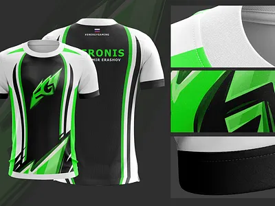 Esport Jersey Energy Gaming branding csgo design dota2 esport esports logo gaming illustration jersey jersey design mascot team logo template tshirt