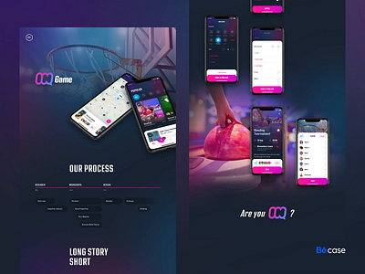 InGame, Sport events - Behance case study animation behance case study design details page event flat design form gradients graphic design input mobile app navigation shadows social sport surveys user interface ux design workshops