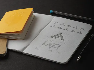 Logo Sketch - LAKI brand branding branding agency graphic design graphic designer logo logo design logo designer logos