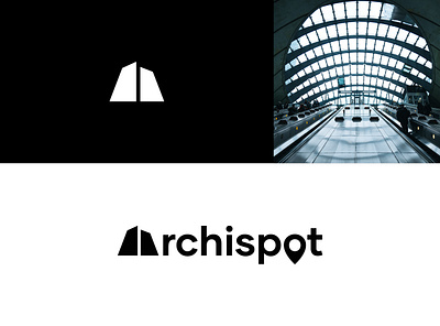 Archispot - identity architecture art direction blackandwhite branding conception design graphisme icon identity image logo logotype shapes spot type typography vector work