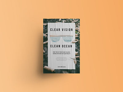 Roark X Smith Clean Ocean brand partnership branding environmental environmental design poster typography