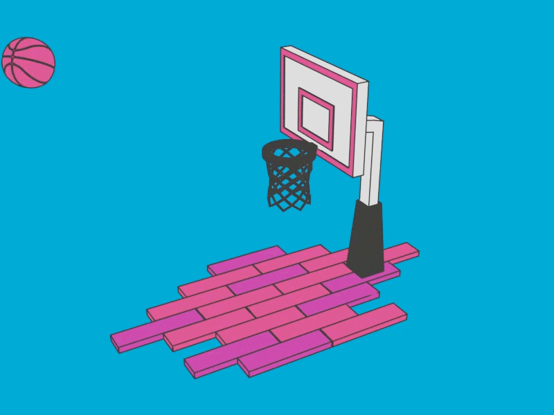 Basketball 3d 3d art 3d artist animate2d animated gif animatedgif animation animation 2d animation3d art blender blender3d character clean dribble illustration motion motiongraphics render