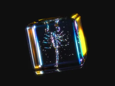 Spectral Scorpion 3d 3d art 3d design arnold arnold renderer c4d c4d42 cinema4d colourful design dispersion glass glitch illustration product design render scorpion spectrum thin film