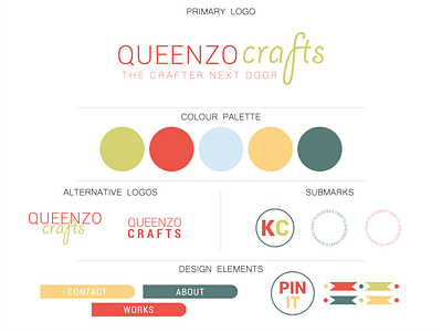 Queenzo crafts branding brand brand identity branding branding design craft design logo